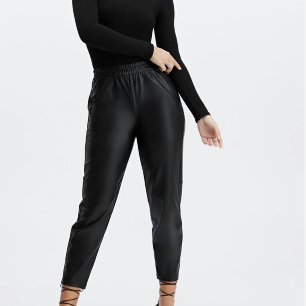 NWT Fabletics Vegan Leather Pant